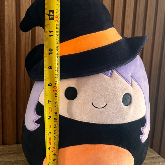 Squishmallow Madeline Witch Plush 16" Kellytoy 2019 Purple Hair Halloween - Picture 7 of 7
